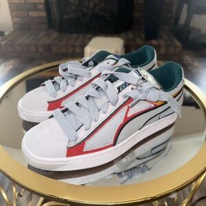 Puma Men's 7 Suede Layers New Heritage Gray-Black-Varsity Green 389974-01 RARE